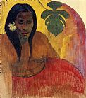 Paul Gauguin Tahitian Woman painting